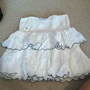 Small white ruffle skirt from Francesca’s